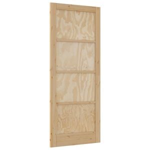 vidaXL Porte int&eacute;rieure 86 x 211 cm Contreplaqu&eacute; Naturel