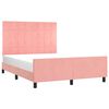vidaXL Cadre de lit sans matelas rose 140x200 cm velours
