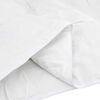 vidaXL Duvet d'été simple Blanc 155 x 220 cm Plume