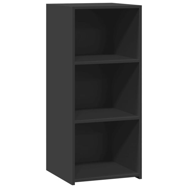 vidaXL Buffet noir 40x41x93 cm bois d'ing&eacute;nierie