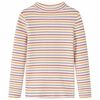 T-shirt enfants manches longues faux col roul&eacute; &eacute;cru 140