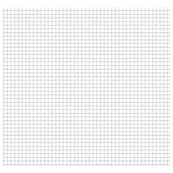 vidaXL Clôture de jardin sertie Acier inoxydable 50x50 cm 11x11x2 mm