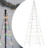 vidaXL Sapin de No&euml;l &agrave; LED 200 LED color&eacute; 180 cm