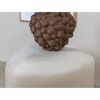 Venture Home Pouf Peg 46x46x41 cm Velours Blanc