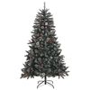 vidaXL Sapin de No&euml;l artificiel Vert 180 cm PVC, plastique et acier