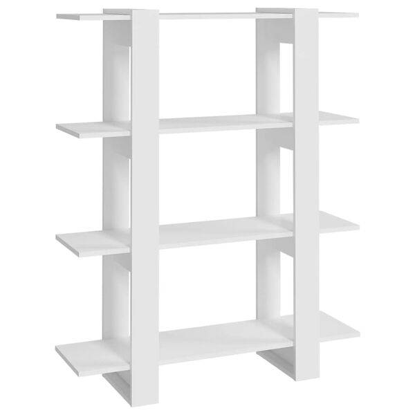 vidaXL Biblioth&egrave;que/S&eacute;parateur de pi&egrave;ce Blanc 100x30x123,5 cm