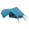 vidaXL Tente Teepee 5 personnes 5 personne Bleu et gris