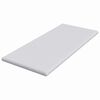 vidaXL Surmatelas Blanc 100 x 200 cm Tissu Jacquard