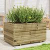 vidaXL Jardini&egrave;re 90x60x49,5 cm bois de pin impr&eacute;gn&eacute;