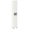 vidaXL Ensemble de mobilier de salle de bain avec tiroir 4 pcs Blanc