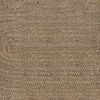 vidaXL Tapis de surface ovale Gris 152 x 245 cm Jute