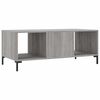vidaXL Table basse sonoma gris 102x50x40 cm bois d'ing&eacute;nierie