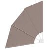 vidaXL &Eacute;cran de confidentialit&eacute; pour balcon Taupe 115 x 115 cm
