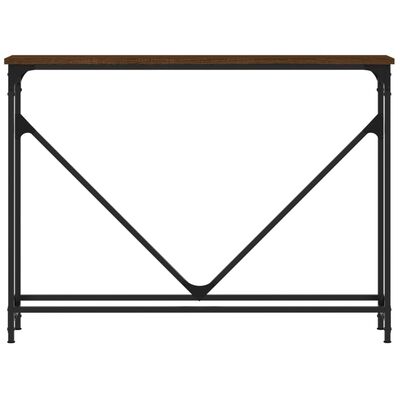 vidaXL Table console chêne marron 102x22,5x75 cm bois d'ingénierie