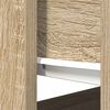 vidaXL Table console avec tiroirs ch&ecirc;ne sonoma 85,5x38,5x74,5 cm