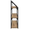 vidaXL &Eacute;tag&egrave;re Murale avec &eacute;tag&egrave;re Ch&ecirc;ne artisanal 80 x 21 x 78,5 cm