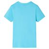 T-shirt pour enfants aqua 116