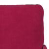 vidaXL Canap&eacute;s avec coussin 110cm Bordeaux Contreplaqu&eacute;