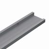 vidaXL &Eacute;tag&egrave;res murales 4 pcs Gris 60x9x3 cm