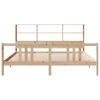 vidaXL Lit biblioth&egrave;que sans matelas 200x200 cm bois massif de pin