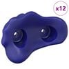 vidaXL Pr&eacute;hension d'escalade 12 pi&egrave;ces Bleu 100 x 67 x 43 mm PP