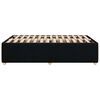 vidaXL Cadre de lit sans matelas noir 120x200 cm tissu