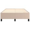 vidaXL Cadre de lit cappuccino 120x200 cm similicuir