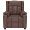 vidaXL Fauteuil Marron Similicuir