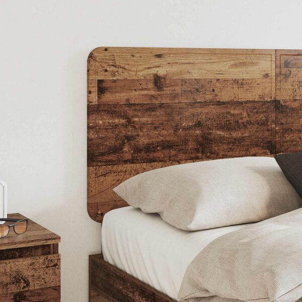 vidaXL T&ecirc;te de lit Bois Ancien 160 cm Bois d'ing&eacute;nierie