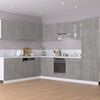 vidaXL Vitrine suspendue "Lyon" Gris b&eacute;ton 60 x 31 x 60 cm Bois d'ing&eacute;nierie