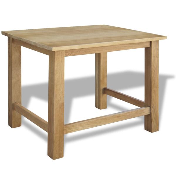 vidaXL Tables gigognes 3 pcs Bois de ch&ecirc;ne massif