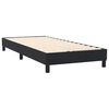 vidaXL Sommier &agrave; lattes de lit avec matelas noir 80x220 cm velours