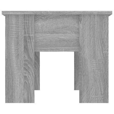 vidaXL Table basse Sonoma gris 79x49x41 cm Bois d'ingénierie