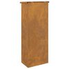 vidaXL Bo&icirc;te de d&eacute;p&ocirc;t de colis avec porte Rouill&eacute; 44,5 x 29 x 110,5 cm