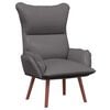 vidaXL fauteuil Gris 69 x 74 x 93 cm Simili cuir