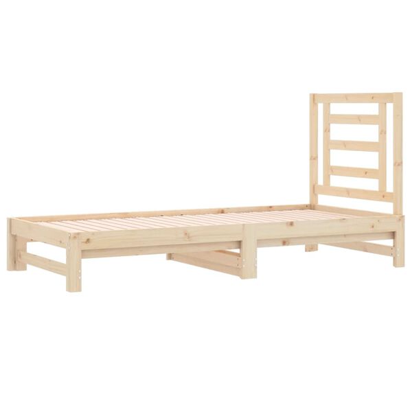 vidaXL Lit coulissant sans matelas 2x(90x200) cm