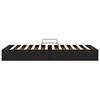 vidaXL Lit de Rangement avec matelas Noir 90 x 190 cm Faux cuir