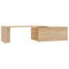 vidaXL Table basse Ch&ecirc;ne sonoma 150x50x35 cm Bois d&rsquo;ing&eacute;nierie