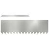 vidaXL Bordure de Pelouse 30 pcs Argent 100 x 0,05 x 30 cm