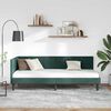 vidaXL Cadre de lit d'angle Vert fonc&eacute; 80 cm x 200 cm Velours