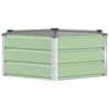 vidaXL Jardini&egrave;re Vert Pastel 129 x 129 x 45 cm Acier