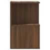 vidaXL Tables de chevet 2pcs Ch&ecirc;ne marron 35x35x55cm Bois d'ing&eacute;nierie