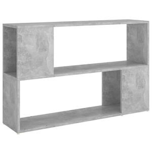 vidaXL Biblioth&egrave;que Gris b&eacute;ton 100x24x63 cm Bois d'ing&eacute;nierie