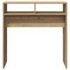 vidaXL Table console chêne artisanal 78x30x80 cm bois d'ingénierie