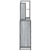 vidaXL Ensemble de meubles de salle de bain 4 pcs sonoma gris