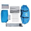 vidaXL Tente de camping tunnel 4 personnes bleu imperméable