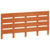 vidaXL T&ecirc;te de lit cire marron 180 cm bois massif de pin