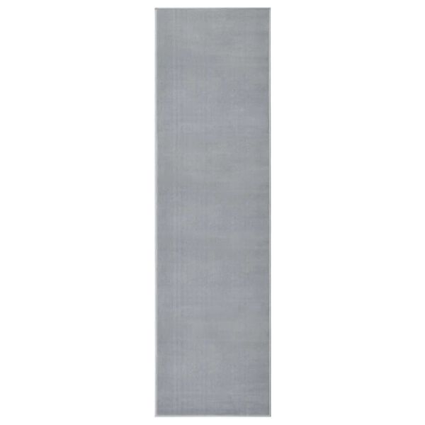 vidaXL Tapis BCF Gris 80x300 cm