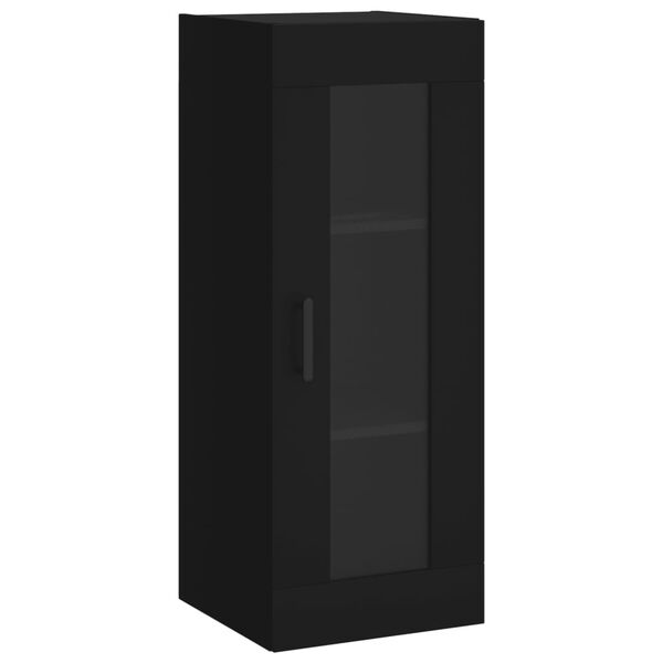 vidaXL Armoire murale noir 34,5x34x90 cm