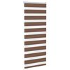 vidaXL Store z&egrave;bre marron 60x100 cm largeur du tissu 55,9 cm polyester
